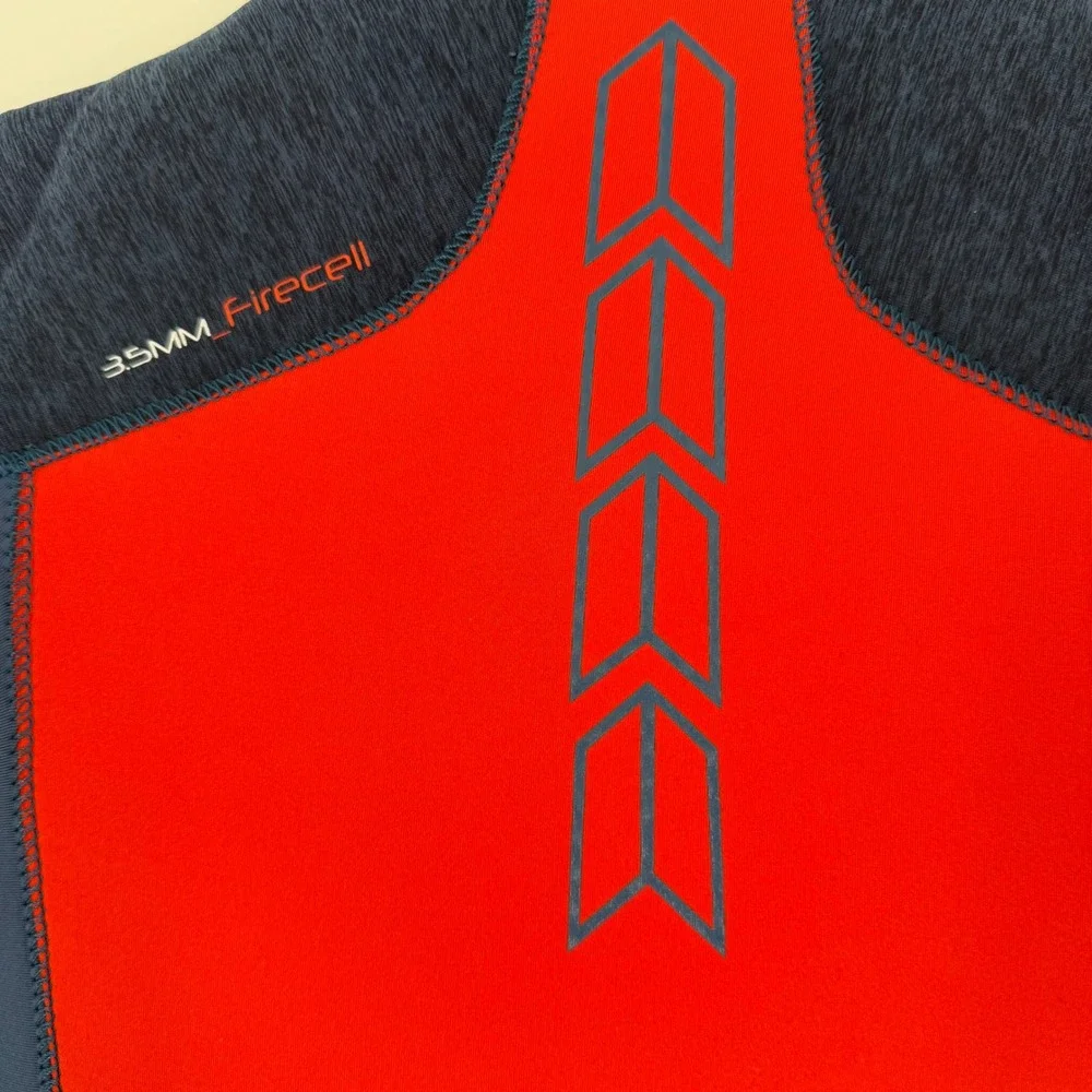 Gill Marine RS17 Race FireCell 3.5mm Long Sleeve Top Dark Denim Orange JL